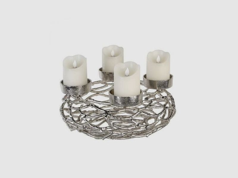 Portavelas de Adviento Gilde Twigs Ø 37 cm Altura 15 cm