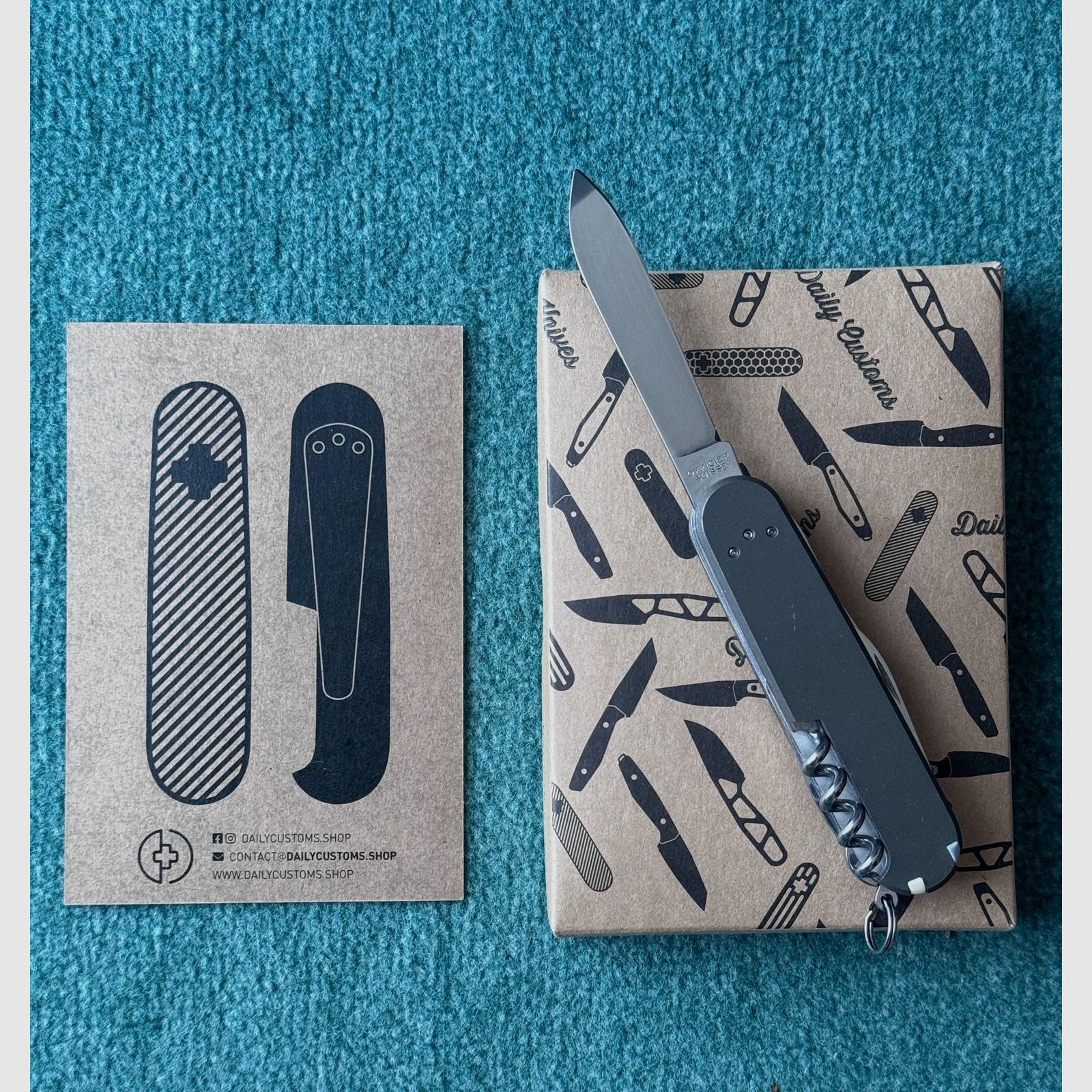 Victorinox Climber mit Titan-Griffschalen in rosty