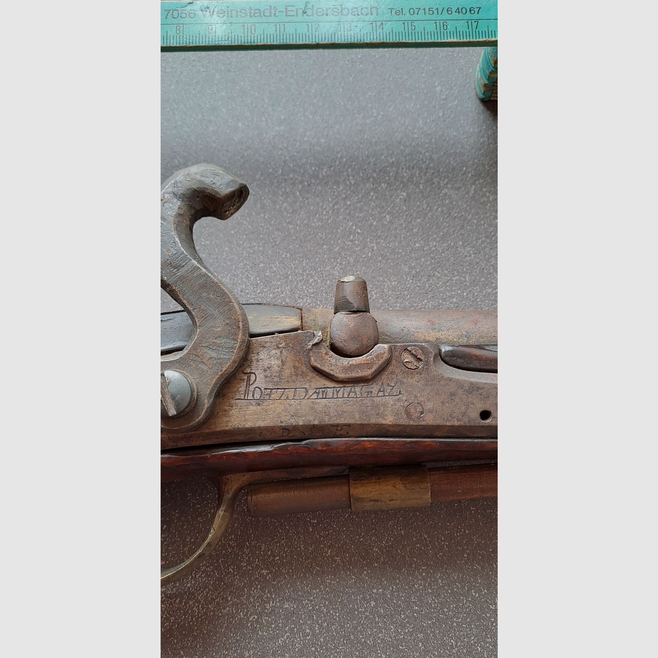 Perkussions-Vorderladerpistole