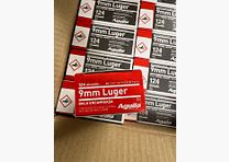 Águila *500 piezas* estándar 9mm Luger (9x19) FMJ 124 grs cartuchos para pistola