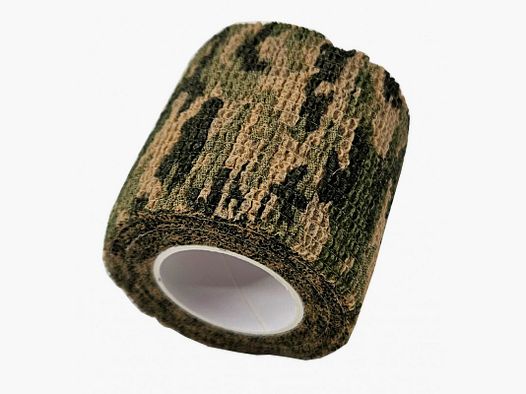 TARNBAND 50 MM 4,5 M WOODLAND CAMO