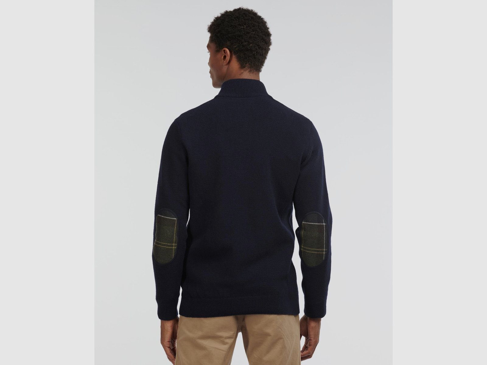 BARBOUR Holden Half Zip Sweater Navy