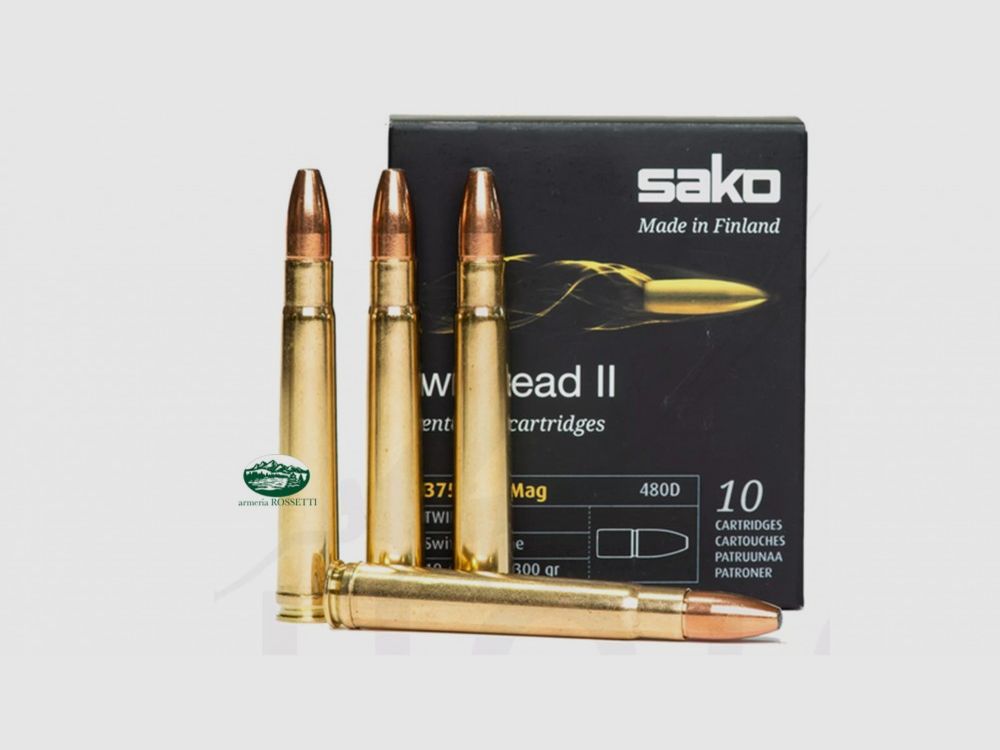 SAKO Munition TWINHEAD II Kal.375 H&H 300gr 480D