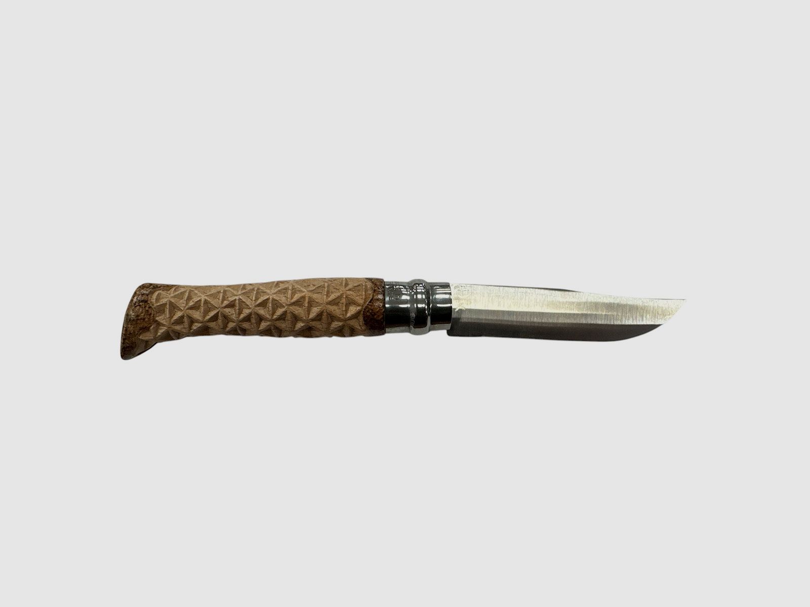 MESSER – OPINEL – N.9 CARBON HANDGEFERTIGT | DREIECKSMUSTER | BÄRENKLINGE, Bild 2 von 4