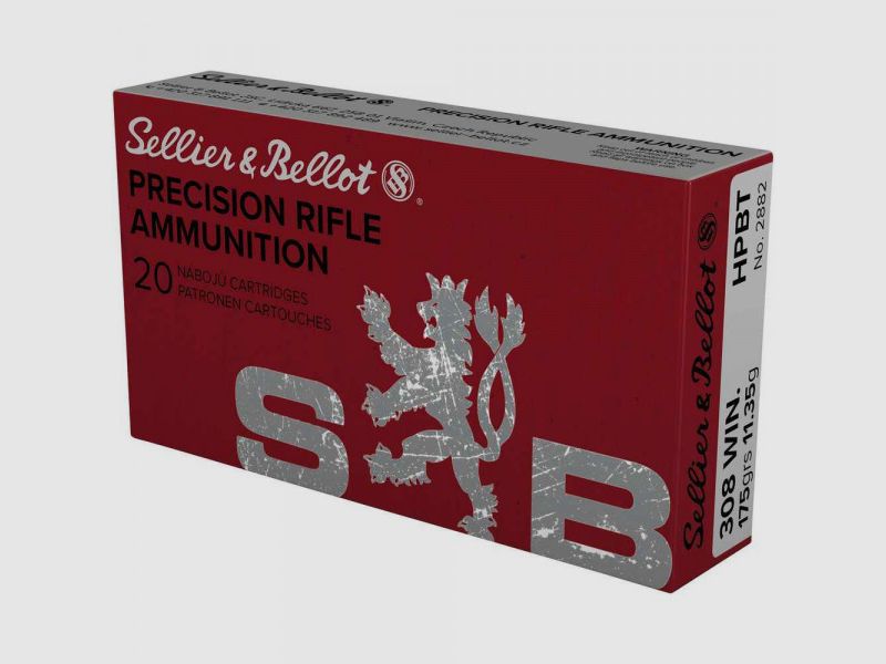 Sellier & Bellot Precision Match .308 Win 180 gr HPBT (20)