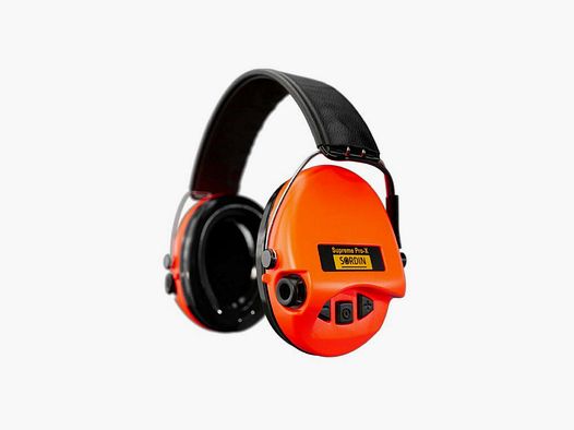 Sordin Actieve Gehoorbescherming Supreme Pro X Oranje