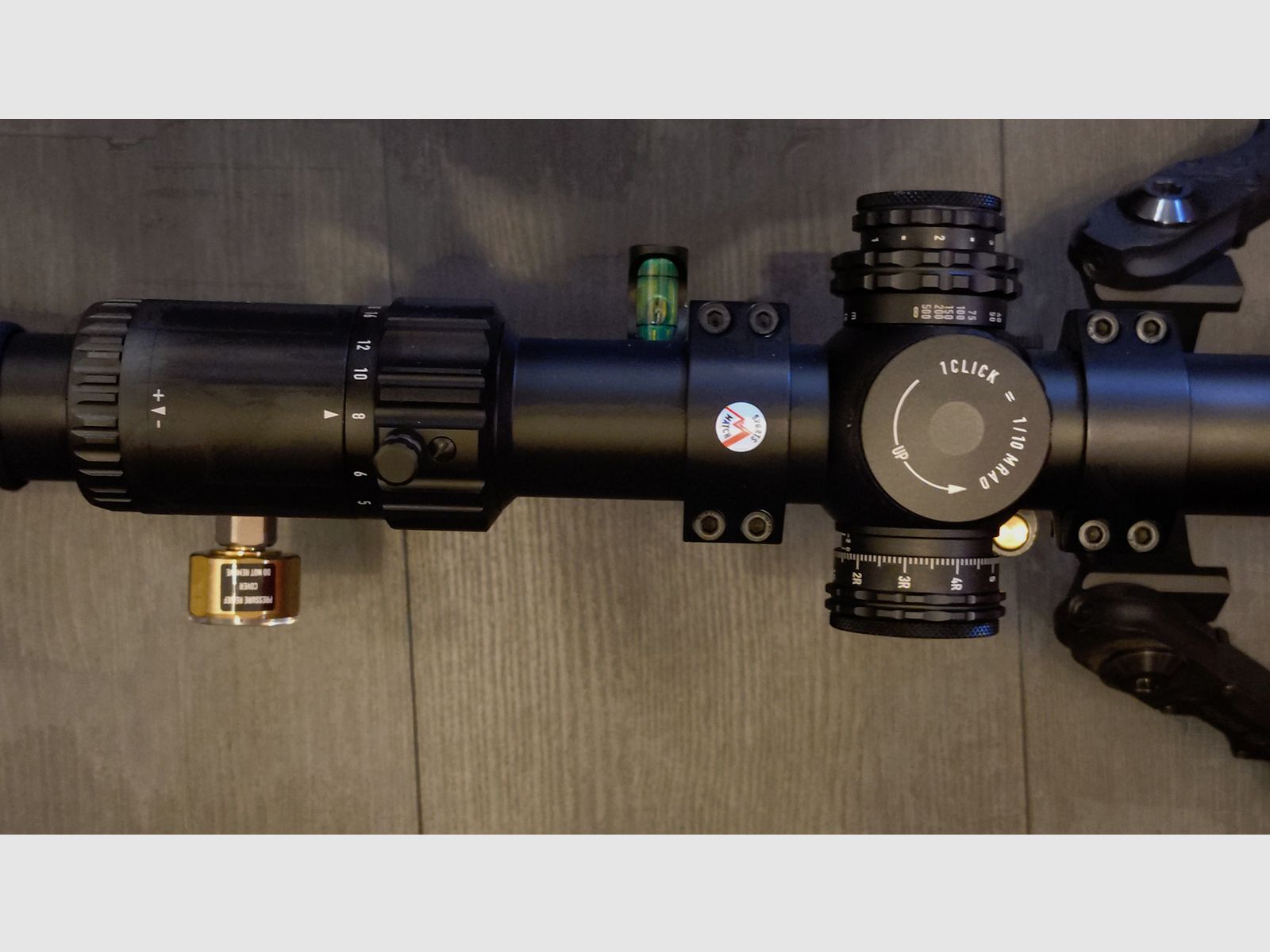 Edgun Leshy 2 / 350mm / CAL .22 5,5mm / F-Zeichen + Element Optics TITAN 3-18x50 FFP MRAD