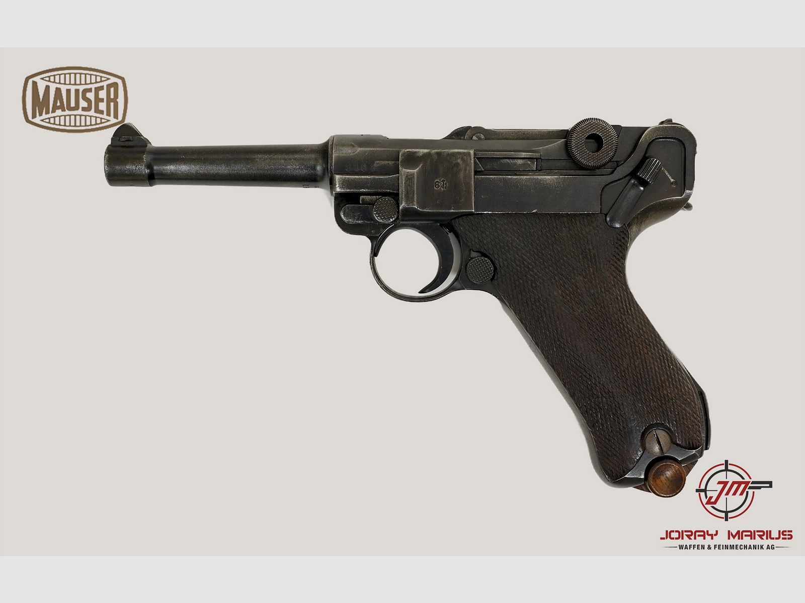 Mauser P08 S/42 9mm Para JG1938, Bild 2 von 2