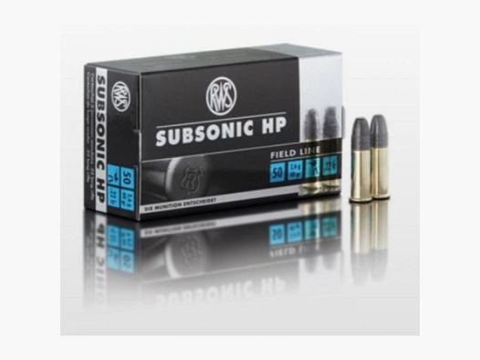 22lr RWS Subsonic HP 40 gr VE50