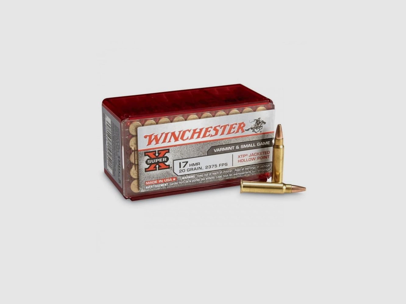 Winchester Jacketed Hollow Point Kal. 17HMR 20gr