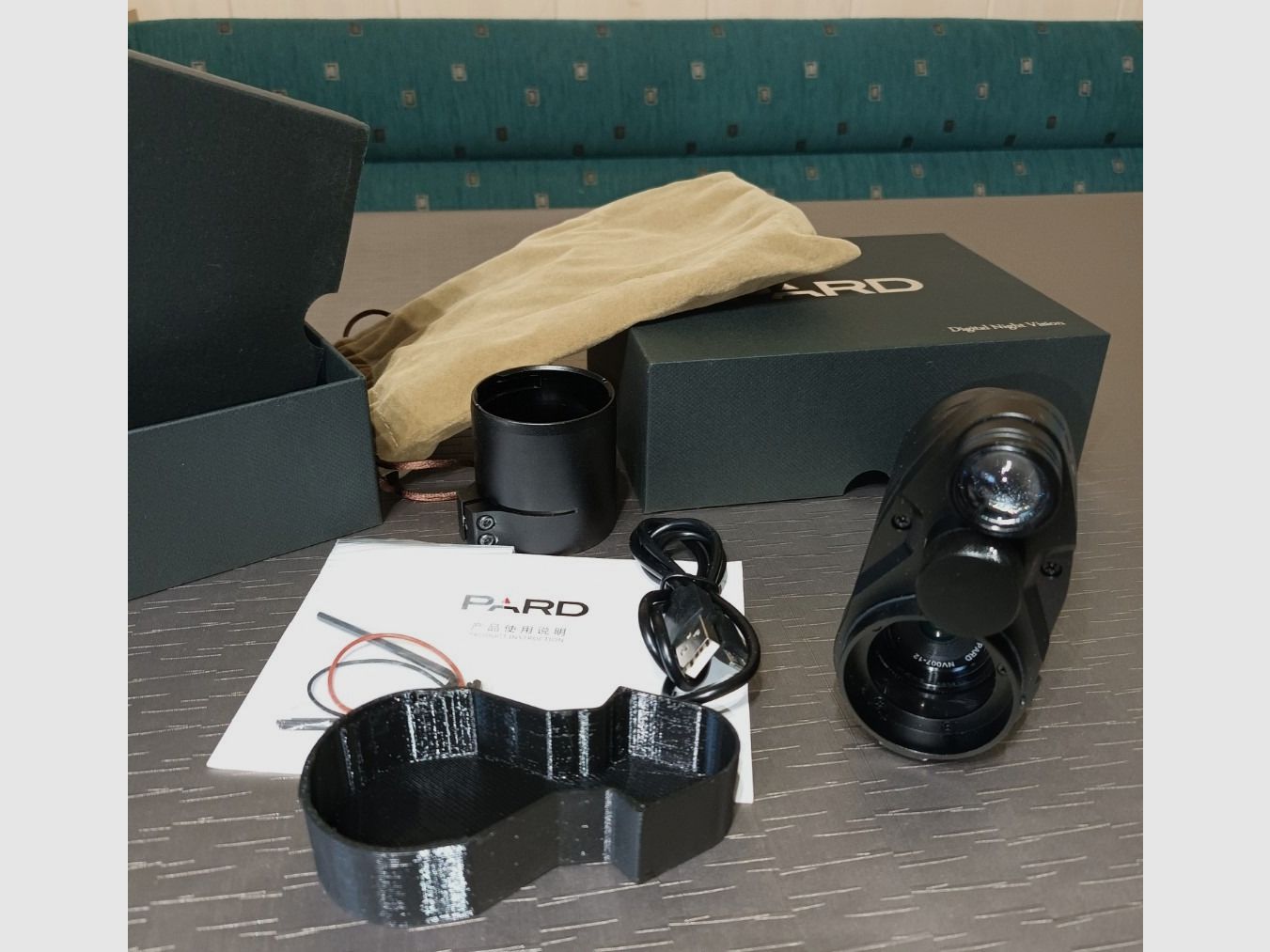 PARD appareil de vision nocturne pour lunette de tir avec adaptateur