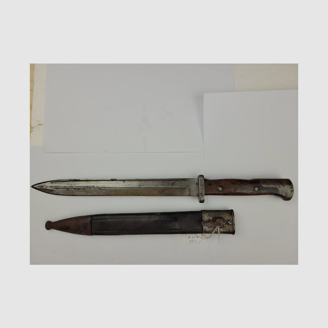 Rare baïonnette allemande 84/98 du 1ER type – Weyersberg – prussienne 1888 – au numéro ! – BE+/TBE-, image 2 sur 17