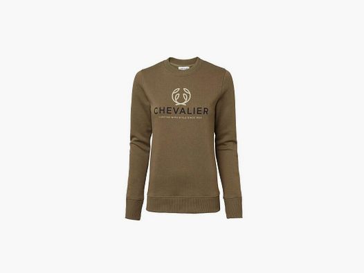 Chevalier Damen Logo Sweater Primeval forest