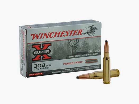 Winchester Power Point Jagdpatronen Kaliber 308WIN