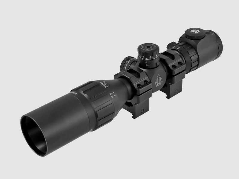 Like-new UTG Bugbuster 3-9x32 IE riflescope (36 colors, Mil-Dot) - SCP-M392AOIEWQ