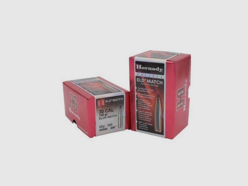 Hornady ELD Match – Caliber .308 Win | 168 Grain #30506