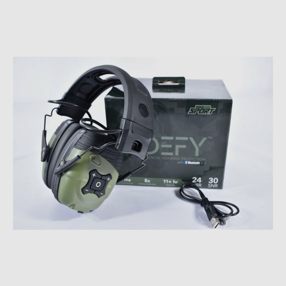 ISO TUNES Sport Defy Grün​ Gehörschutz