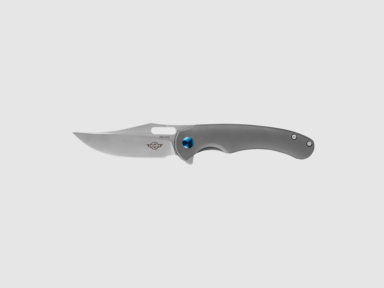 Navaja con hoja de acero CPM-S35VN Splint Oknife Edición Especial Titanio Olight, imagen 1 de 9