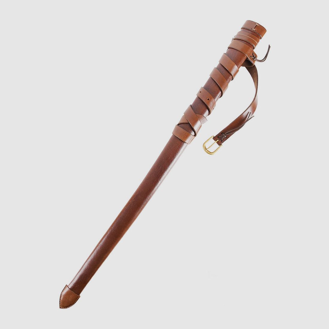 Leather sheath for medieval sword