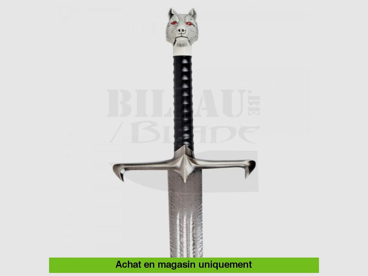 Spada Longclaw di Game of Thrones (Jon Snow), edizione damascata, immagine 3 di 4