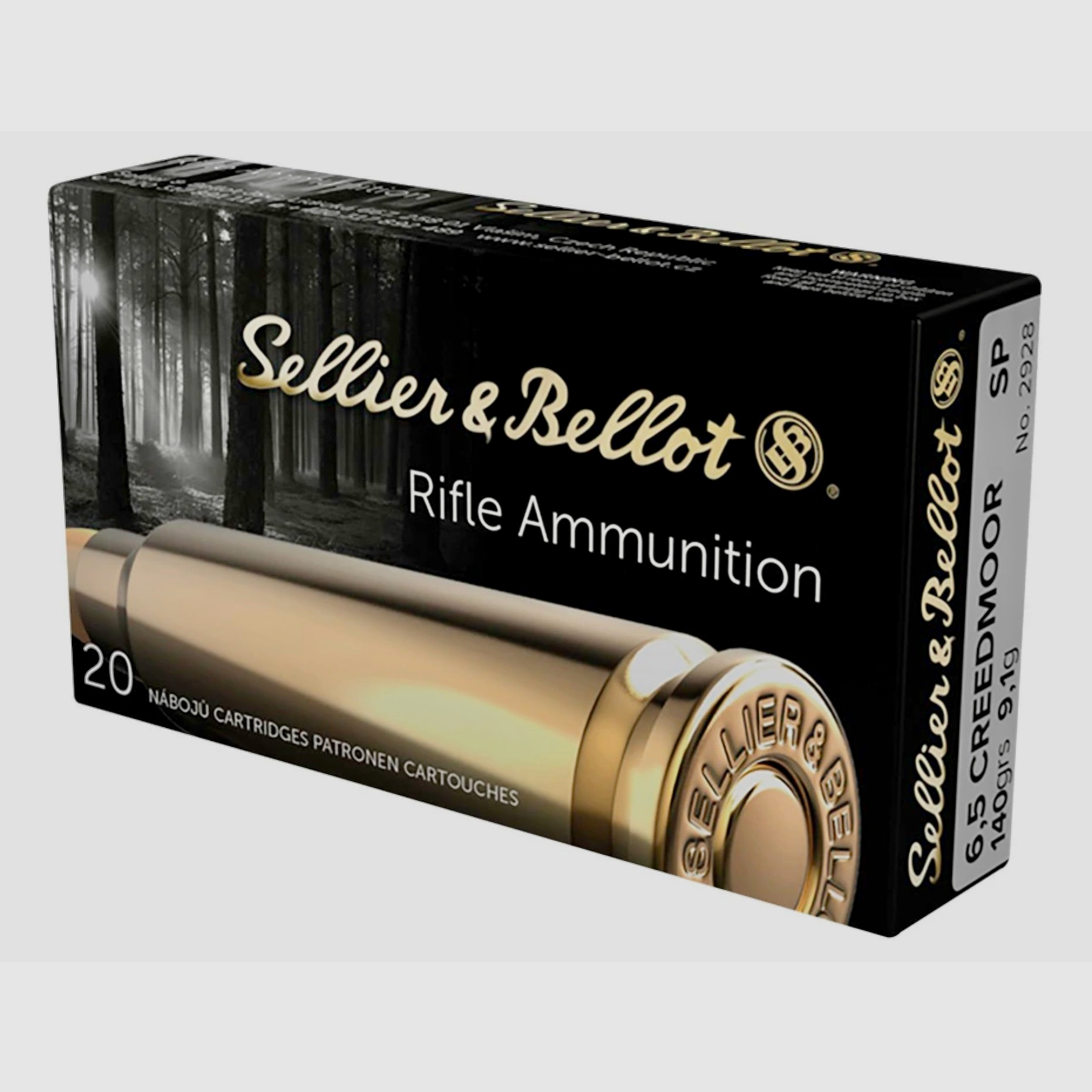 Sellier & Bellot 2000139 6,5 Creedmoor 6,5 Creedmoor punta semiblindada 9,1g/140grs.
