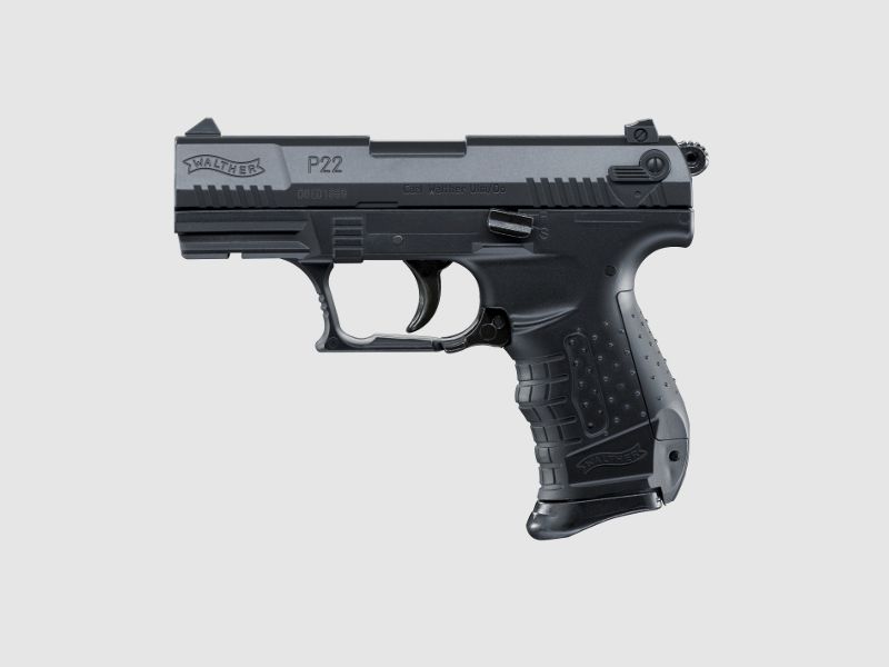 Carl-Walther P 22 schwarz 6 mm / 0.5 Joule Airsoft