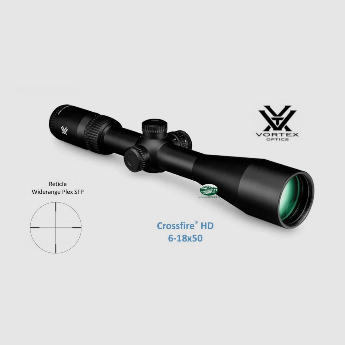 VORTEX CROSSFIRE HD 6-18X50 SFP Viderange Plex moa CFR-61802