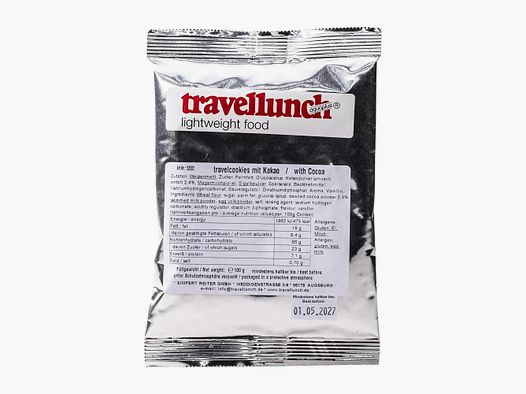 Travellunch Travelcookies con sabor a cacao