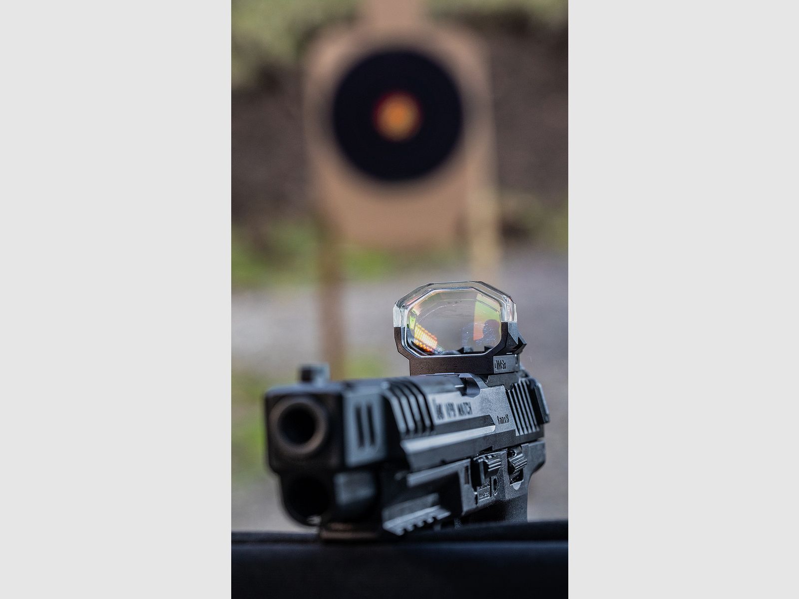SHIELD Open Mini Sight XL Lens (OMSx) Rotpunktvisier – 8 MOA – Mattschwarz, Bild 7 von 8
