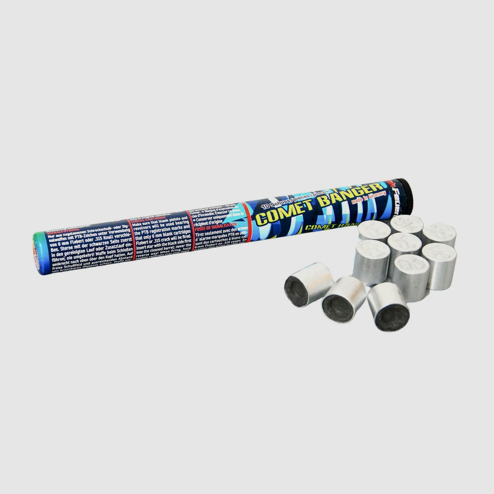 Zink 15mm Signalsterne - Comet Bangers 10er Rolle mit Knallsternen