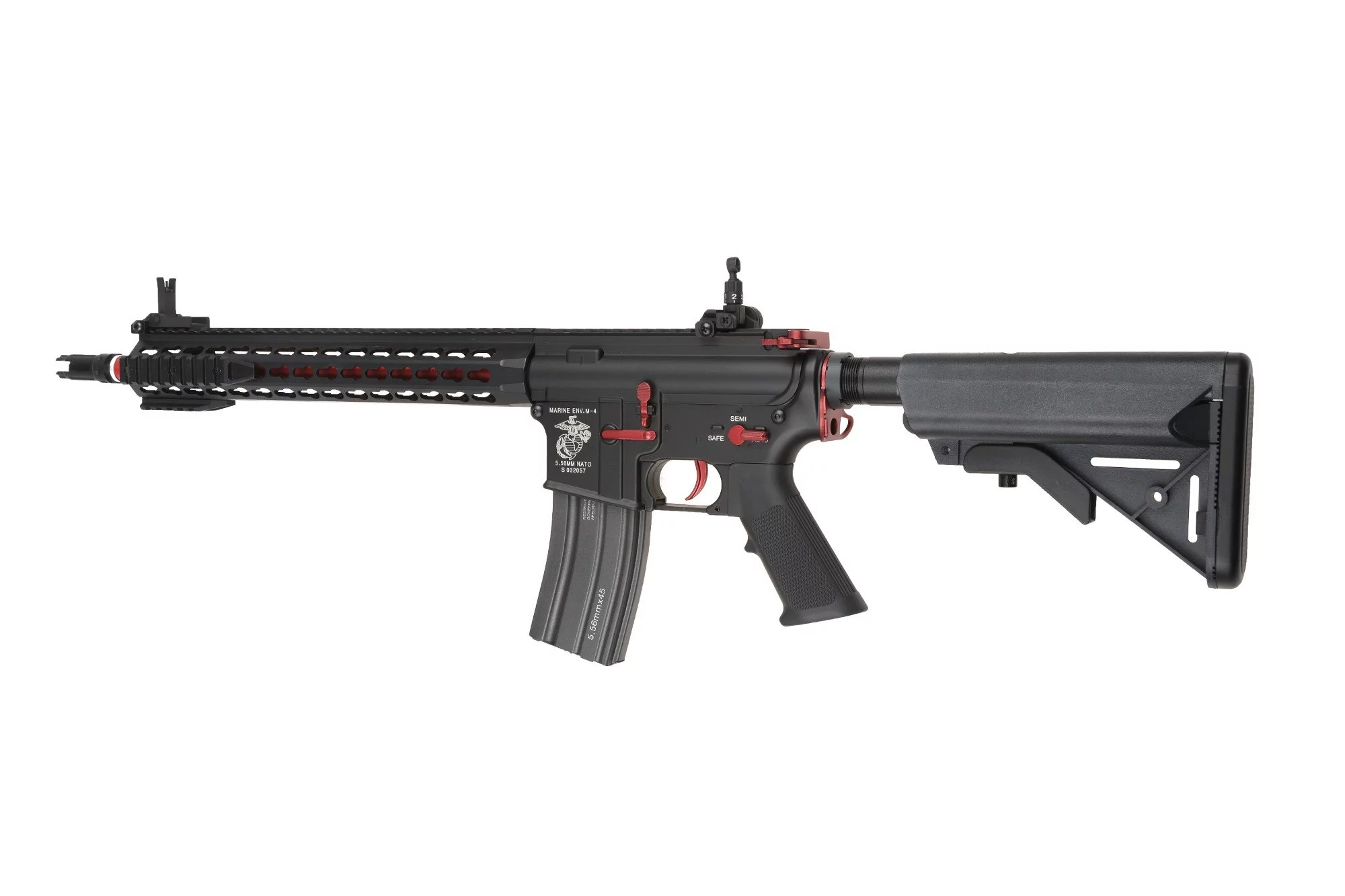 Karabinek ASG Specna Arms SA-B14 ONE KeyMod 12" - Red Edition, zdjęcie 20 z 48