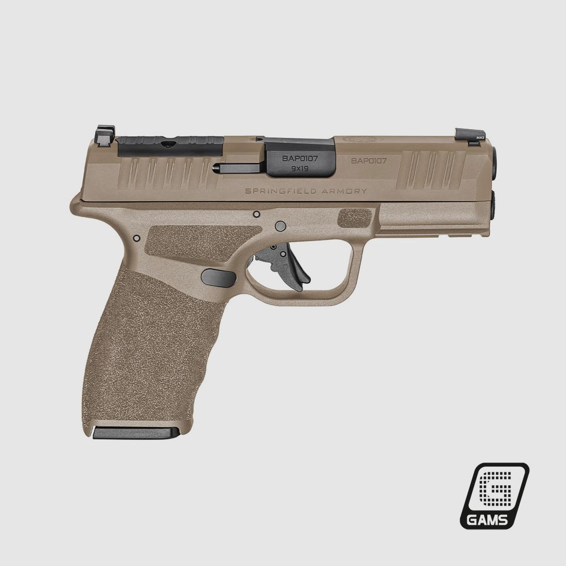 Pistole SPRINGFIELD HELLCAT PRO OSP – Desert FDE, Bild 1 von 4