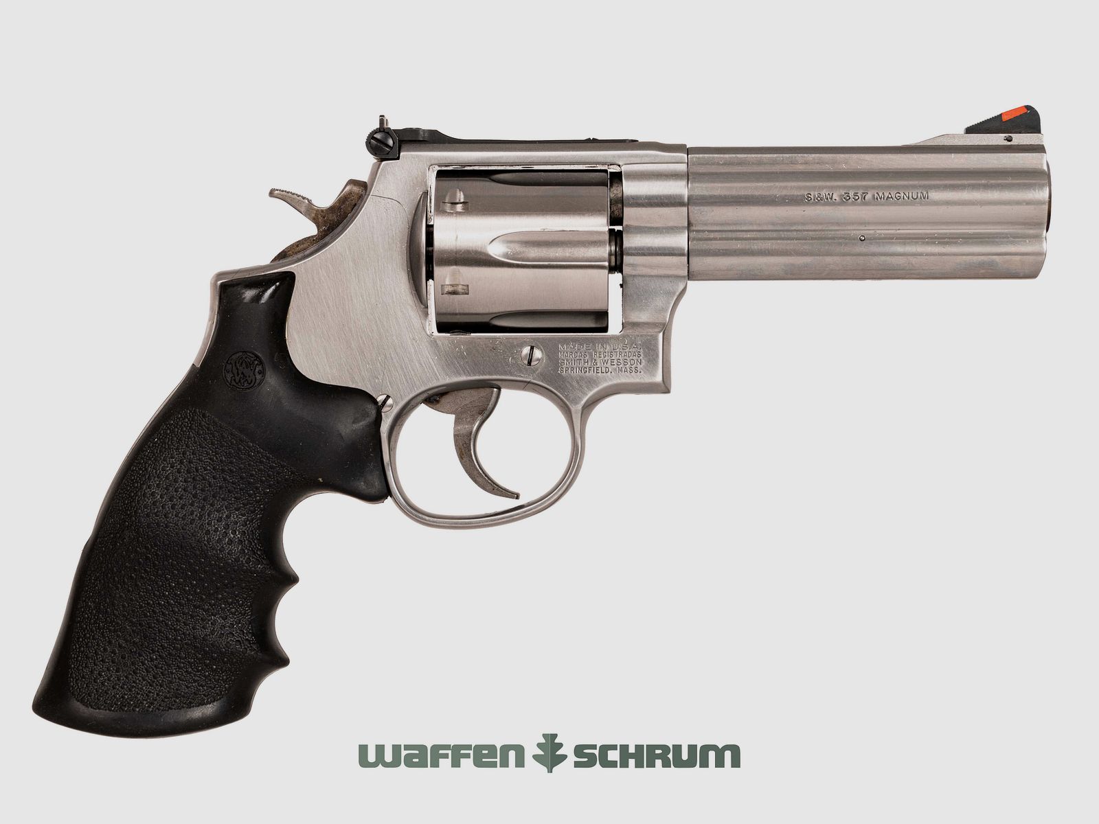 Smith & Wesson 686 , Gummi-Griffschalen, verstellbare Visierung, .357Mag