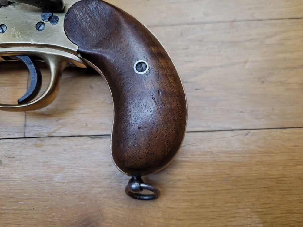 Mooie Signaalpistool Webley & Scott No.1 Mk III* – Kaliber 4 of 26,5mm – Model 1916 – 1e en 2e Wereldoorlog – Wapen uit 1918 – 100% messing – mooie stempels – uitstekende staat!, afbeelding 3 van 19