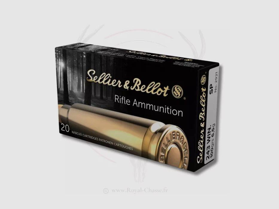 20 Patronen Kal. .243 WIN 100 gr SP S&B, Bild 1 von 3