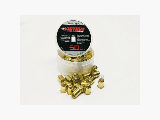 Victory 9mm RK Blank Cartridges 50 Rounds