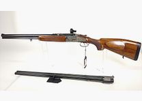 Antonio Zoli combinatiegeweer 7x65R / 12/70 met wisselbare lopen en Burris FastFire II