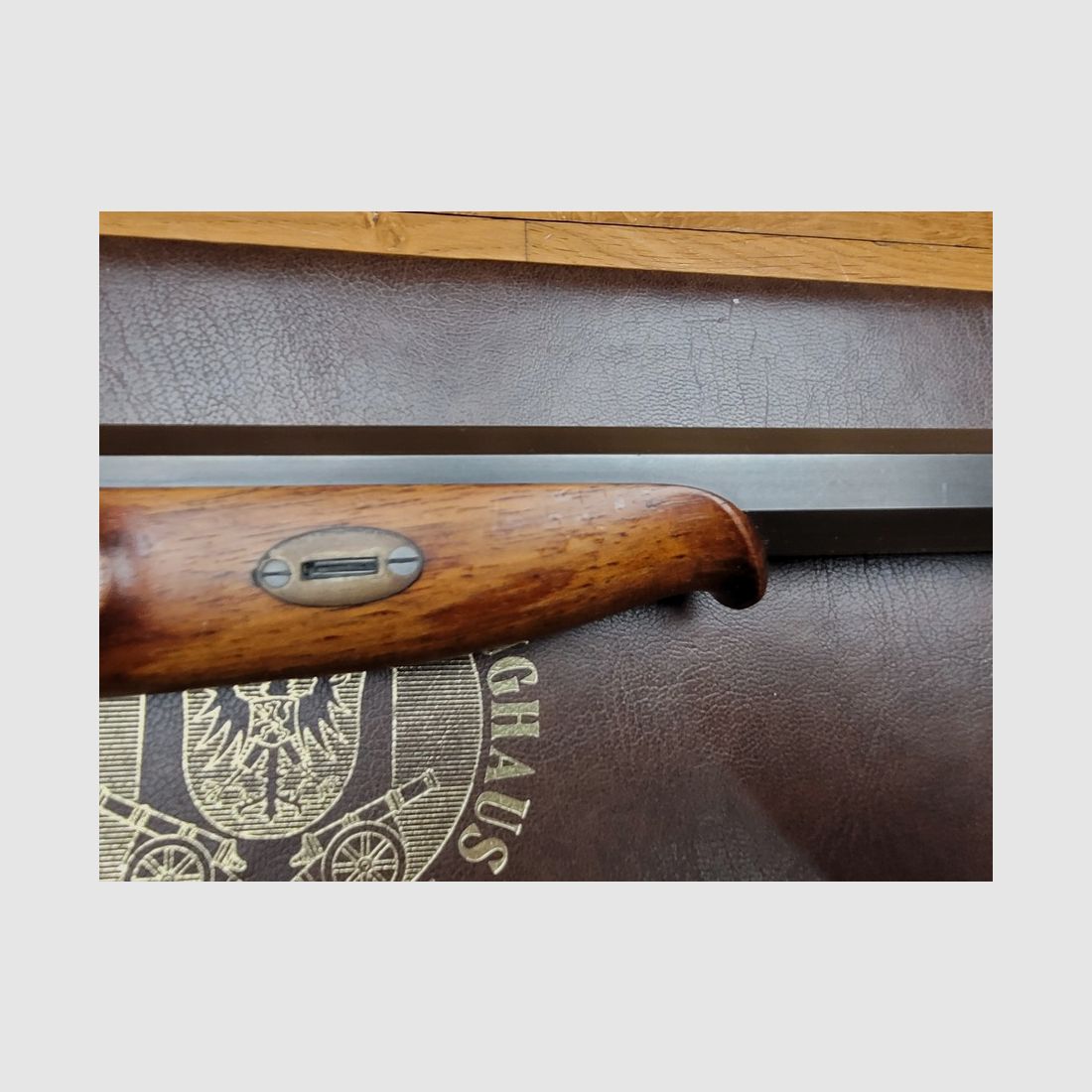 Match Siber Perkussionspistole – Hege Fertigung – Originalbox mit Werkzeugen – Schweizer Präzisionsschießen Kal. 33 – Form geliefert – Abzugstecher – Neu!, Bild 5 von 23