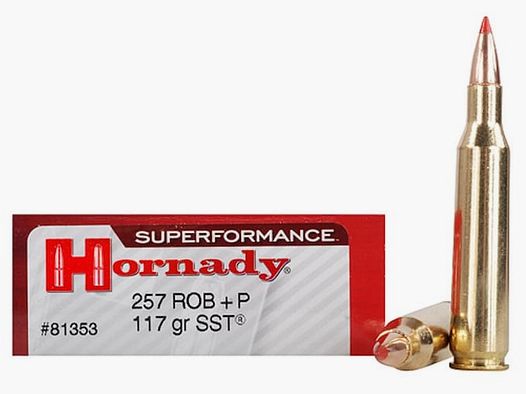 Hornady Superformance .257 Roberts 117GR SST 20 cartuchos