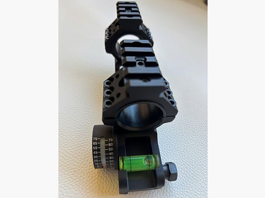 Montaje de bloque Zeitwise con burbuja y medidor de inclinación (30mm / 25,4mm) – NUEVO - Precio inmejorable sin OVP