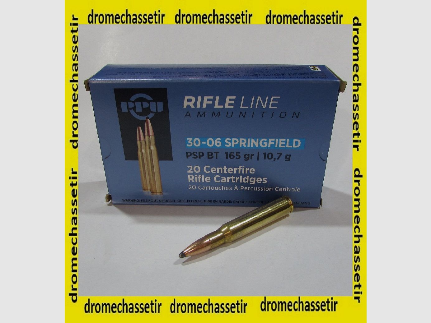 20 nabojów Partizan kal. .30-06 Springfield 165 grains PSP BT