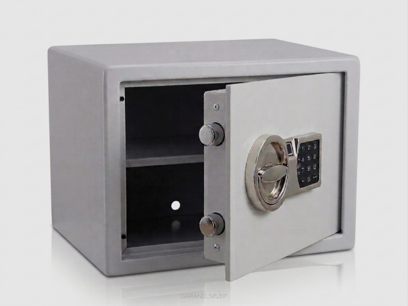 Gun safe with electronic fingerprint lock Valberg Arsenał 25 - S1 - RAL7035