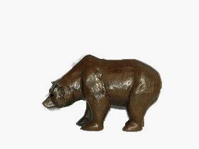 Lovergreen growth bronze statue motif Br on all fours