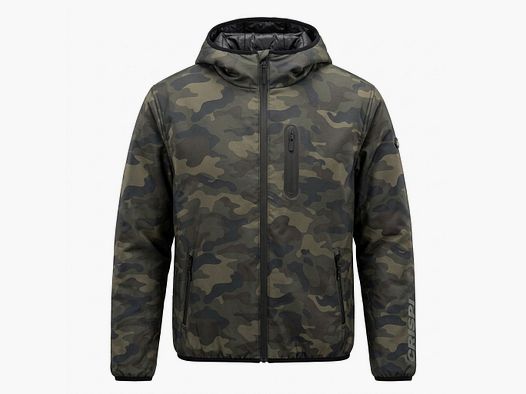 Camouflage Down Jacket with Hood