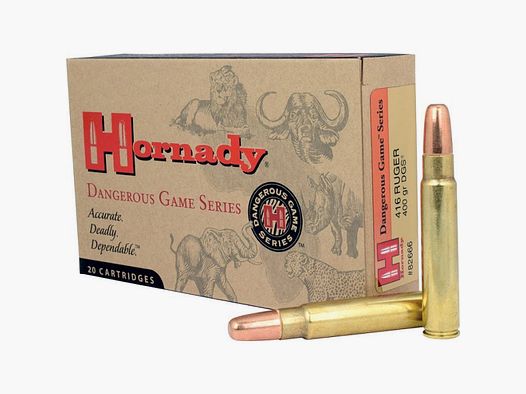 Balle Hornady Dangerous Game 416 Ruger 400GR DGS
