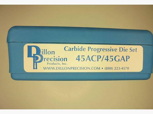 JEUX OUTILS CARBURE DILLON CALIBRE 45ACP