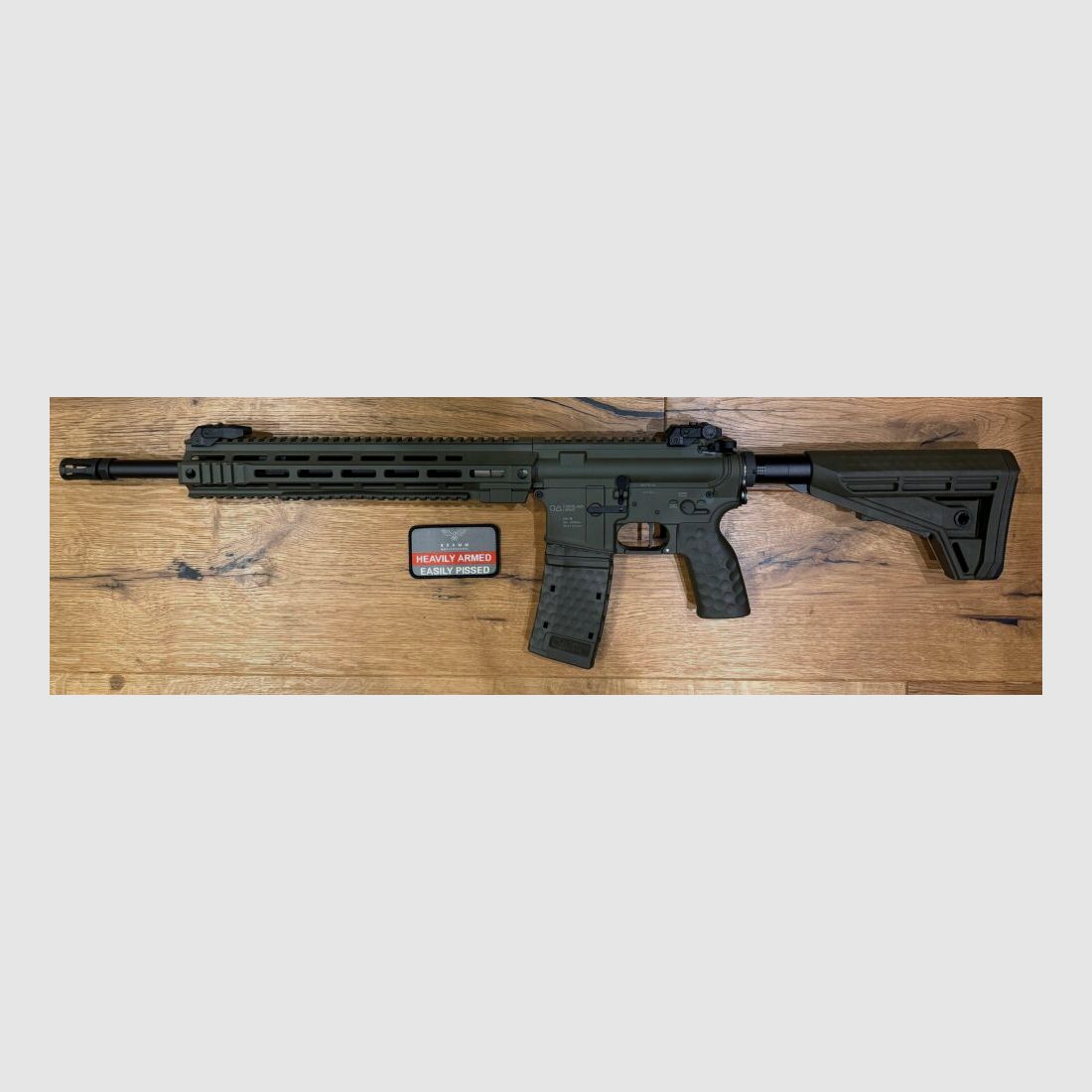 Oberland Arms OA15 PR M-LOK M5 16" OD GREEN + Triggertech