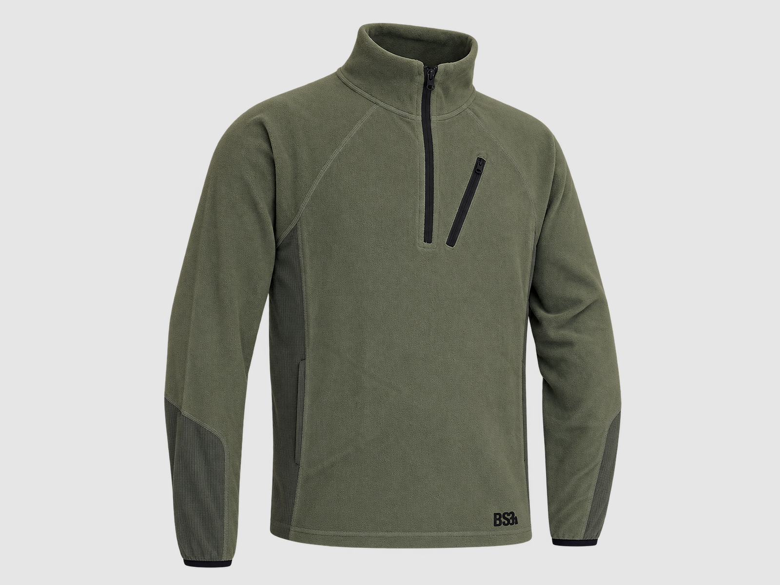 Mikrofleece-Sweatshirt Benisport Veleta khaki für die Jagd, Bild 1 von 2