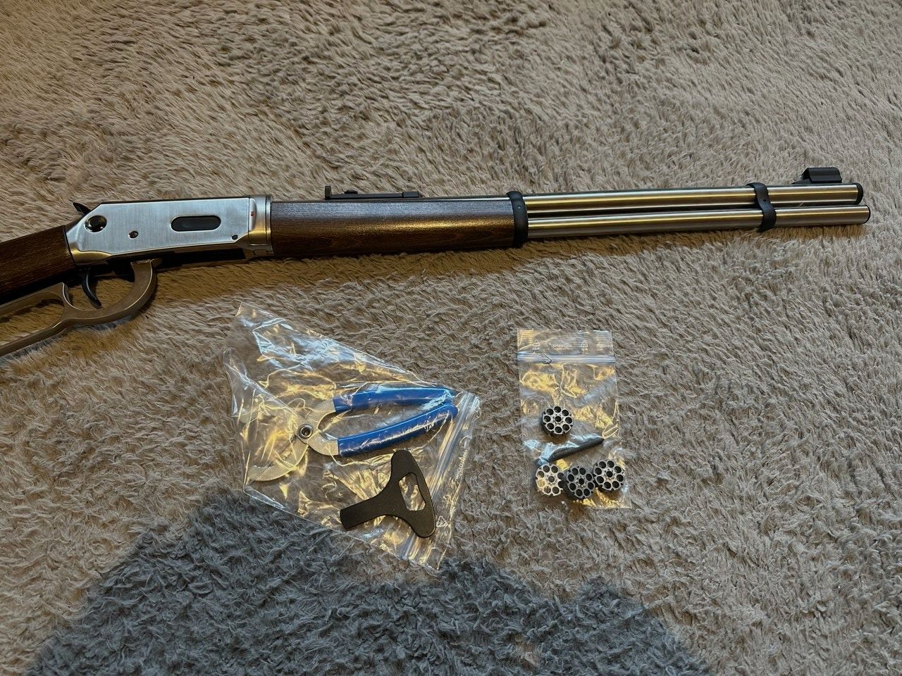 Walther Lever Action CO2 Gewehr 4,5mm Diabolos - max. 7,5 Joule