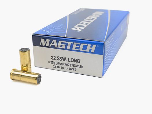 MAGTECH .32 S&W long Blei Wadcutter 6,4g/98grs.